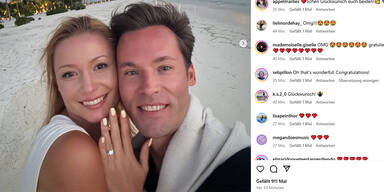 An Traumstrand: ESC-Star Kaleen & ihr Marvin haben sich verlobt
