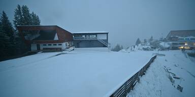 Tirol: Das Starthaus vom Hahnenkamm in Kitzbühel (1.665m) 