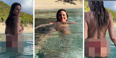 Heidi Klum: Oben ohne & Popo-Blitzer! In Urlaubs-Video zeigt sie alles