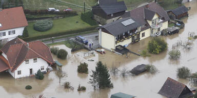 Lavamünd steht unter Wasser