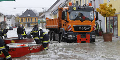 Lavamünd steht unter Wasser