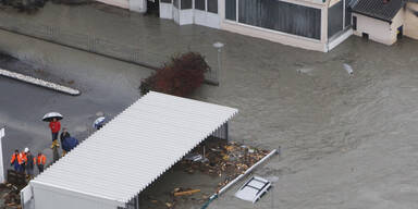 Lavamünd steht unter Wasser