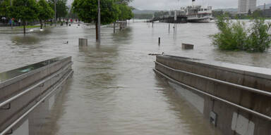 Hochwasser in Linz 