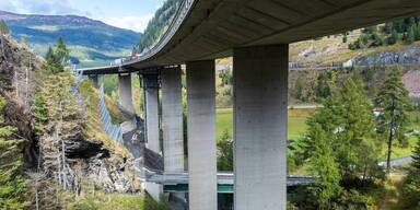 Sommer: Luegbrücke auf Brennerautobahn immer zweispurig