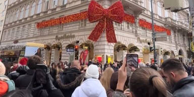 Wiener Weihnachtsmascherl lässt TikTok ausrasten