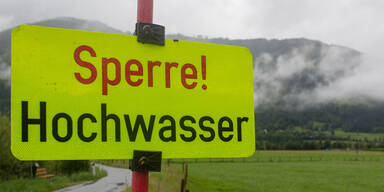 Salzach führt Hochwasser