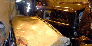 Unfall auf der A2 - Herzogbergtunnel 