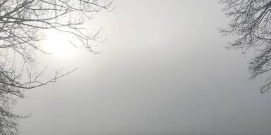 Oberösterreich versinkt im Nebel.