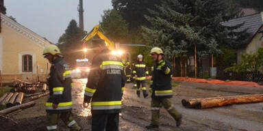 Hochwasser im Bezirk Neunkirchen