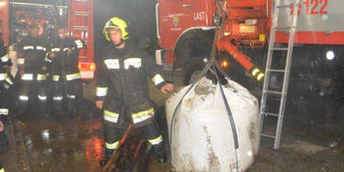 Hochwasser im Bezirk Neunkirchen