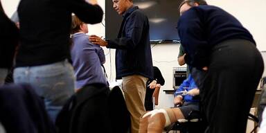 Barack Obama besucht Katastrophengebiet in New Jersey