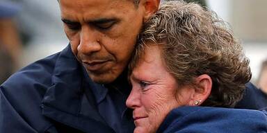 Barack Obama besucht Katastrophengebiet in New Jersey