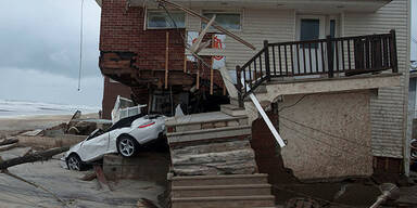 Hurrikan Sandy verwüstete New York 