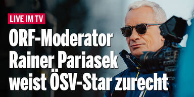ORF-Moderator Rainer Pariasek weist ÖSV-Star zurecht
