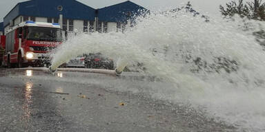 Hochwasser in Lamprechtshausen