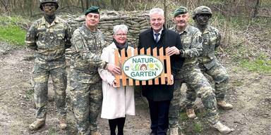 "Natur im Garten“: Plakette für Kaserne Melk