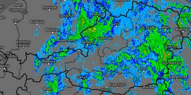Regen- und Schneeradar Österreich