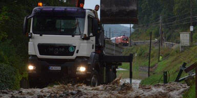 Überflutungen nach Unwetter