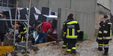 Überflutungen nach Unwetter