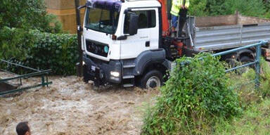 Überflutungen nach Unwetter