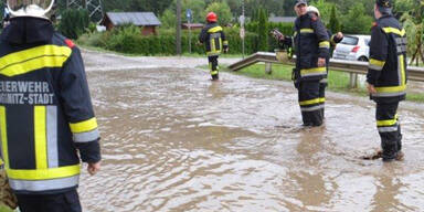 Überflutungen nach Unwetter