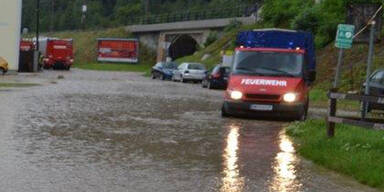 Überflutungen nach Unwetter