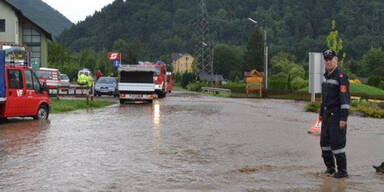 Überflutungen nach Unwetter