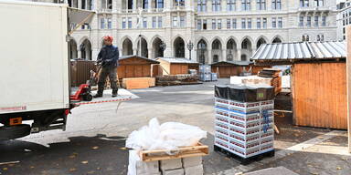 Aufbau in vollem Gange: Countdown für die Christkindlmärkte