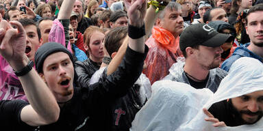 "Rock in Vienna" wegen Unwetters unterbrochen