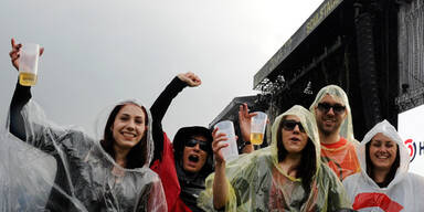 "Rock in Vienna" wegen Unwetters unterbrochen