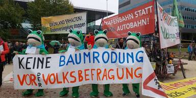 Westring: Demo gegen Baumrodung