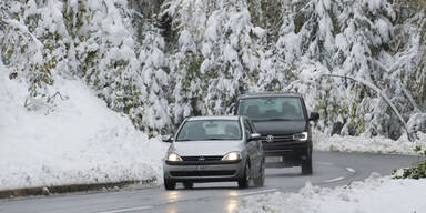 Wintereinbruch in Vorarlberg