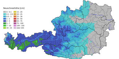 Schnee im Anmarsch