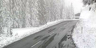 Wintereinbruch in Österreich