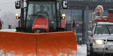 Wintereinbruch in Österreich