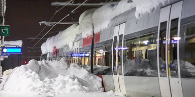 Schneechaos in Österreich