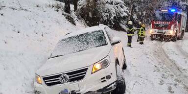 Heftiger Schneefall in Österreich sorgt für Unfälle