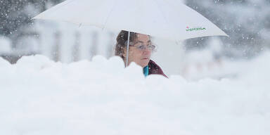 Österreich versinkt im Schnee