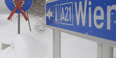 Österreich versinkt im Schnee