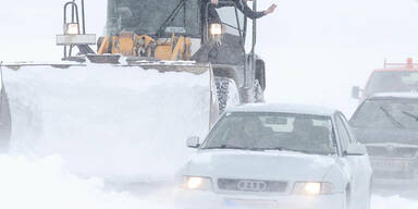 Wintereinbruch in Österreich