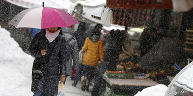 Österreich versinkt im Schnee