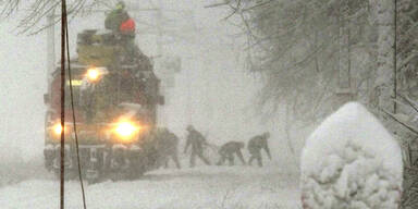 Schnee-Chaos am Arlberg