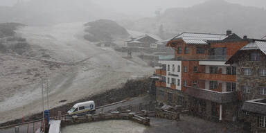 Neuschnee in den Bergen