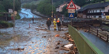Schwere Unwetter-Schäden in Tirol