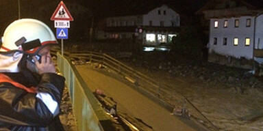 Schwere Unwetter-Schäden in Tirol