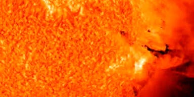 Gewaltige Eruption auf der Sonne
