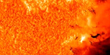 Gewaltige Eruption auf der Sonne