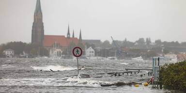 Sturmflut an der Ostsee