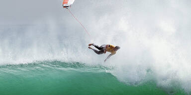 Die Surf-Elite duelliert sich derzeit vor der Küste Kaliforniens