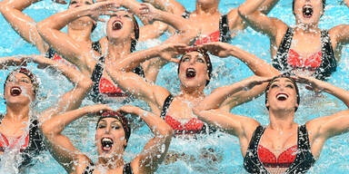 In Kazan findet derzeit die WM im Synchronschwimmen statt